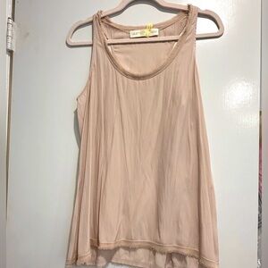 Ramy Brook peach Sleeveless Relaxed Tank Top